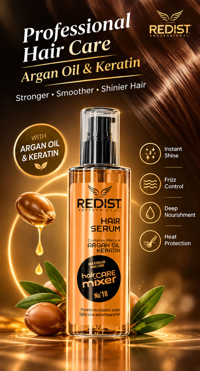سرم مو ضد گره و وز ردیست Argan Oil & Keratin Mixer